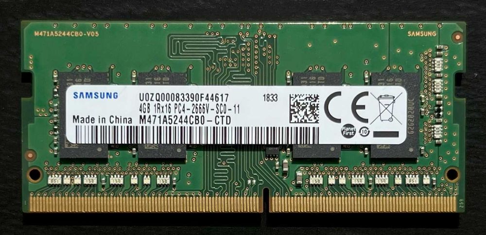 Memorie laptop Samsung 8GB (2x4GB) DDR4 2666MHz Dual Channel
