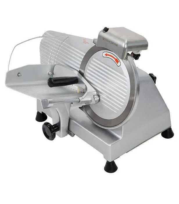 Слайсер, колбаса, пишлоқ ва музлатилган гўшт маҳсулотларини кесиш.