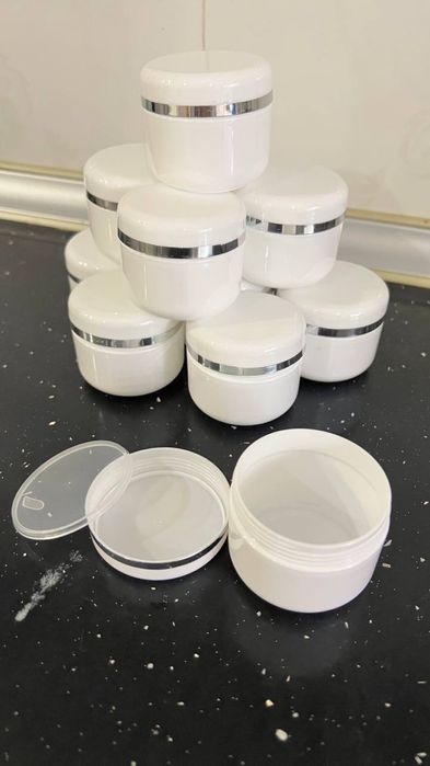 1. Флаконы ПЭТ и стекляные баночки для косметических средств и кремов