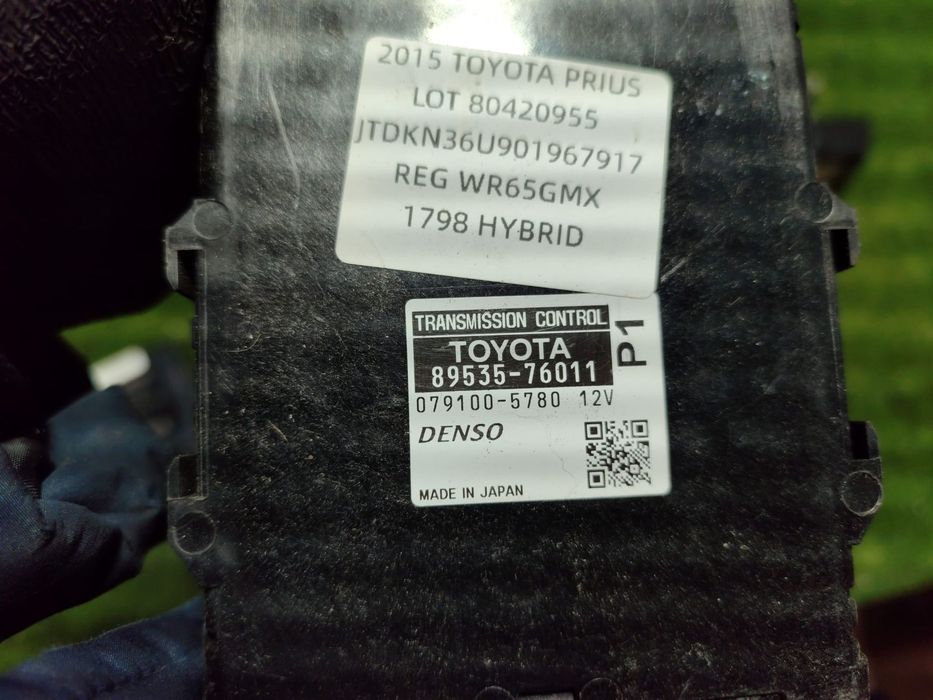 MODUL CONTROL TRANSMISIE + MODUL SENZORI PARCARE (2 BUC.) + MODUL PRESIUNE ANVELOPE  TOYOTA PRIUS T3 V 1.8 BENZINA HYBRID ELE 2015 / HATCHBACK 2015-2018 COD OEM 89535-76011 / PZ464-G3421-C1 / 4M0175T51 / 89760-47050 / PZ464-B4420-B1