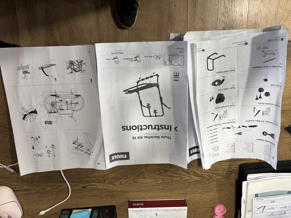 Багажник за 3 колелета за Шаран-Алхамбра