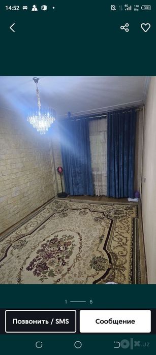Продам 3-комнатную квартиру, Чирчик , 8-микрорайон , новая планировка