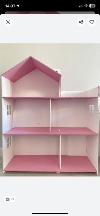 Домик для кукол с мебелью