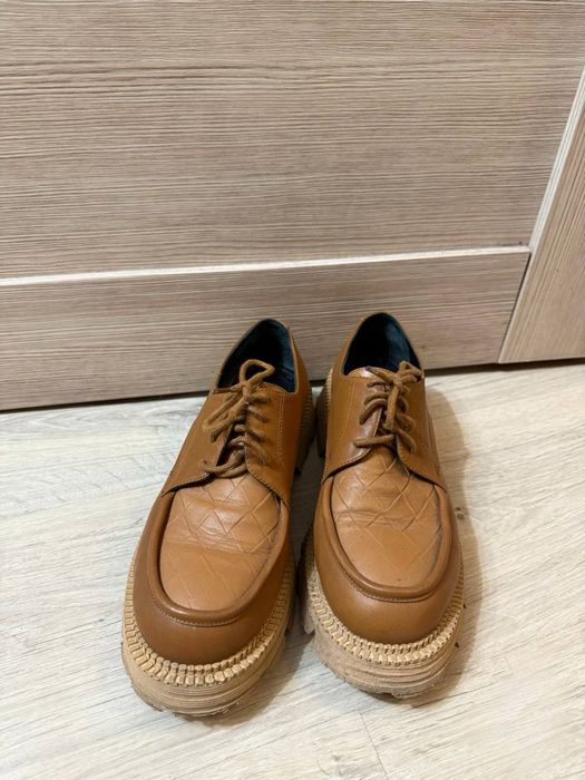 Тюфли женские горчичные