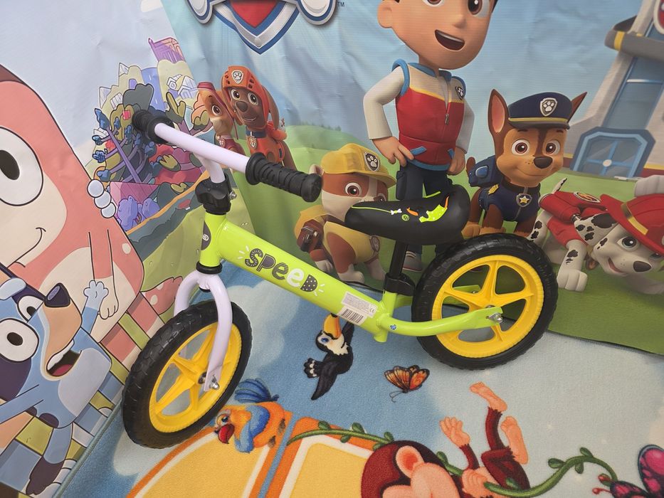 CHIPOLINO Баланс колело без педали СПИЙД 12'' Зелен и  Мулти
