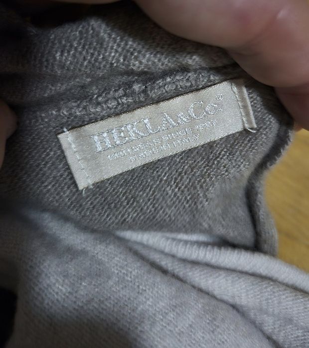 Eșarfă de Lux Hekla & Co, Cașmir/Lână, Chevron, Made in Italy