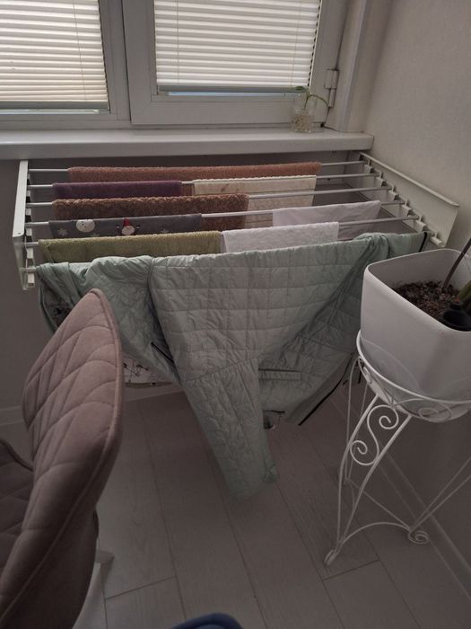 Сушилка для белья. Складывается и занимает мало места, качества огонь