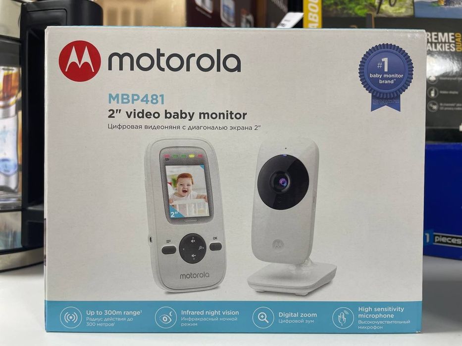 Цифровая видеоняня с диагональю экрана 2" MOTOROLA