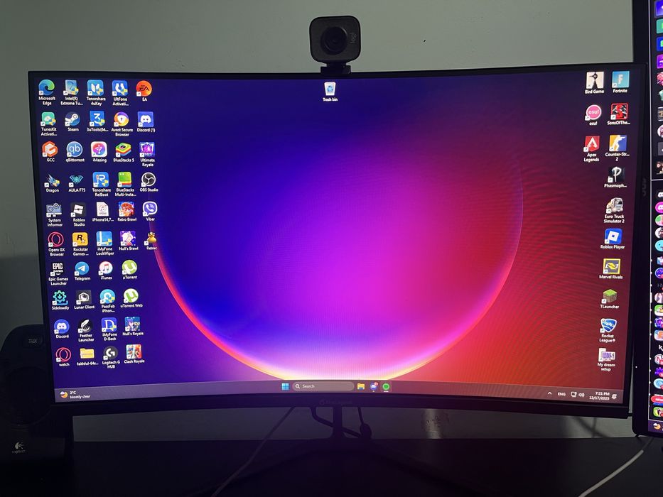 Монитор 32” 165hz Curved