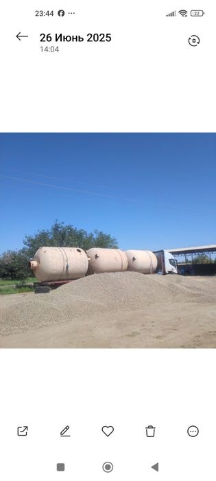 Ёмкост бочка сотилади 20 кубалик