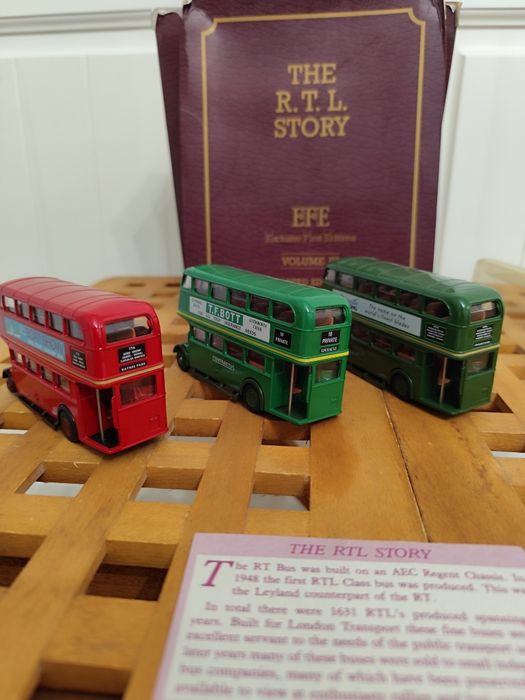 Set Machete Autobuze EFE The R.T.L. Story Volume III Limited Edition