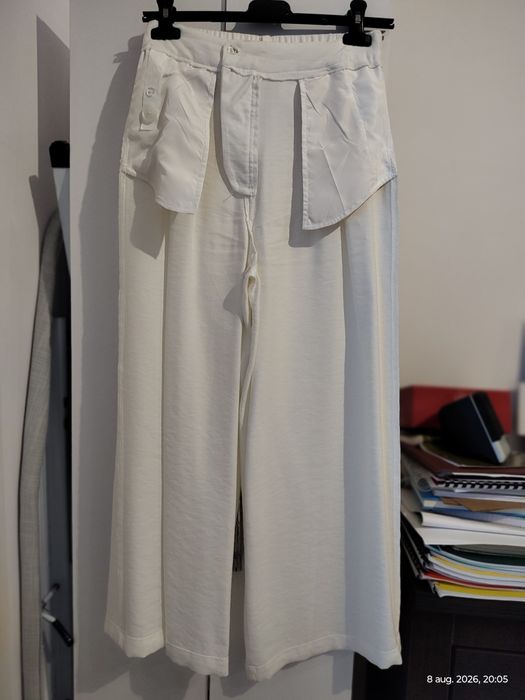 Pantaloni XS alb