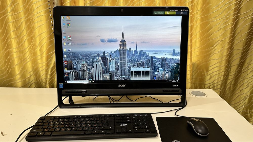 Моноблок Acer Aspire, FullHD IPS 23”/ Core i3 / Премиум звук