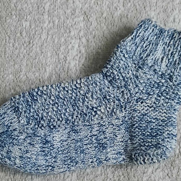 носки вязаные тёплые .