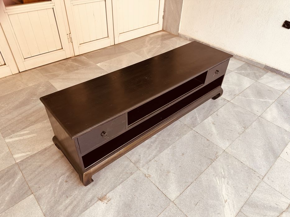 ТВ шкаф / ниска секция – масивен, скандинавски стил