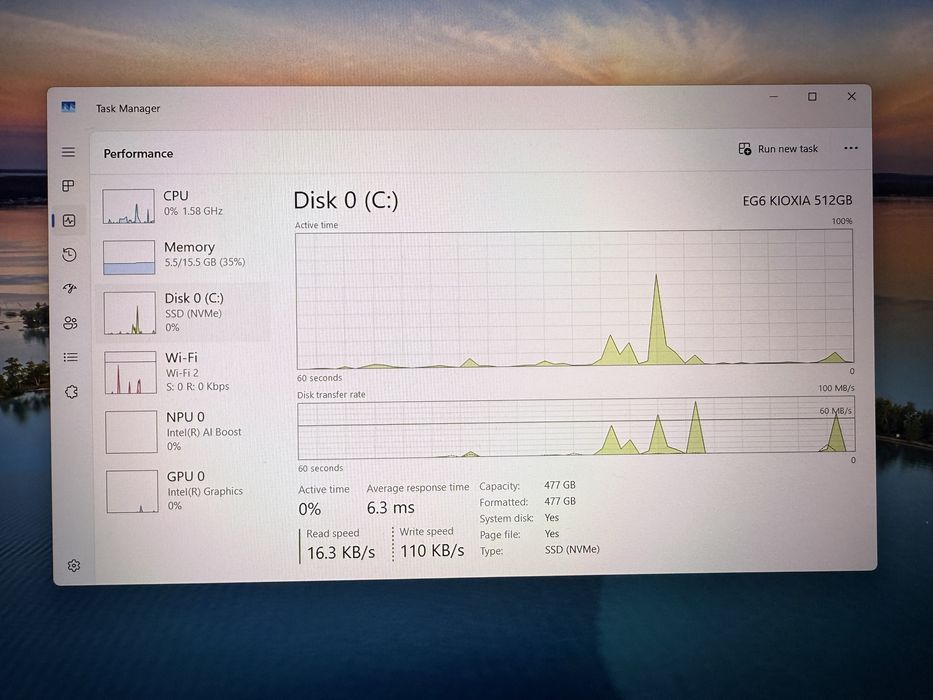 Laptop Dell Pro 16 PC16250 Intel® Core™ Ultra 7 265U,16GBDDR5,512GBSSD