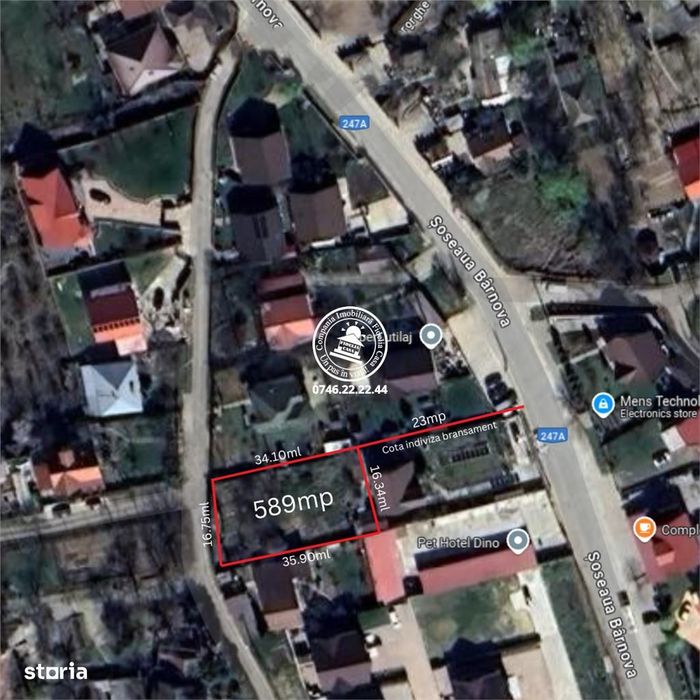 Teren pentru constructii case  de vanzare Iasi, Bucium,