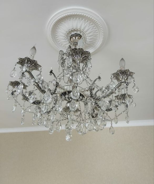 Люстра под серебро