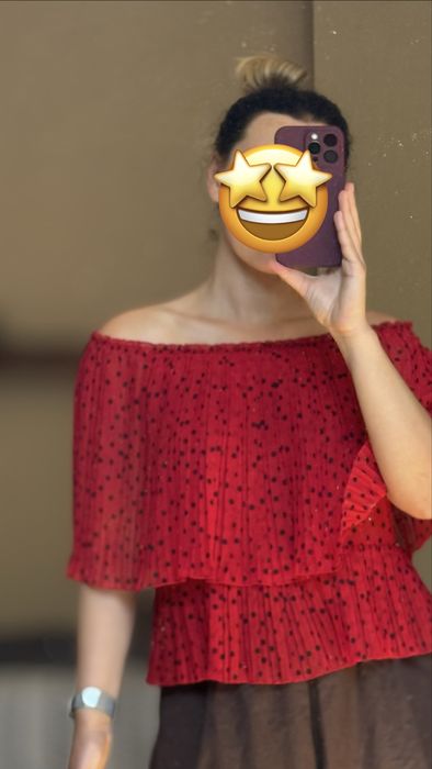 Риза Zara червена