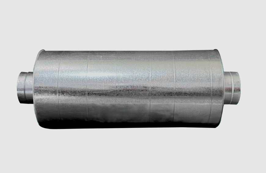 Круглый шумоглушитель ГТК D=200 для круглых воздуховодов
