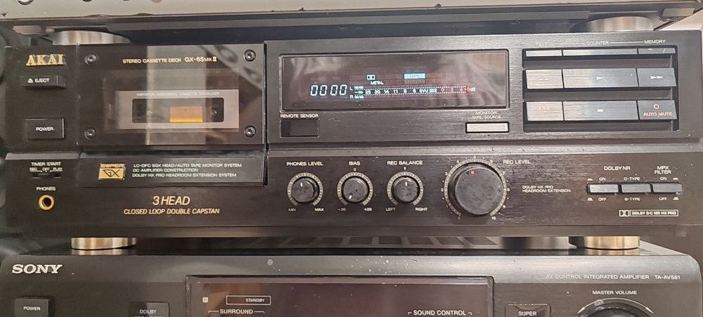 Akai gx 65 casetofon deck