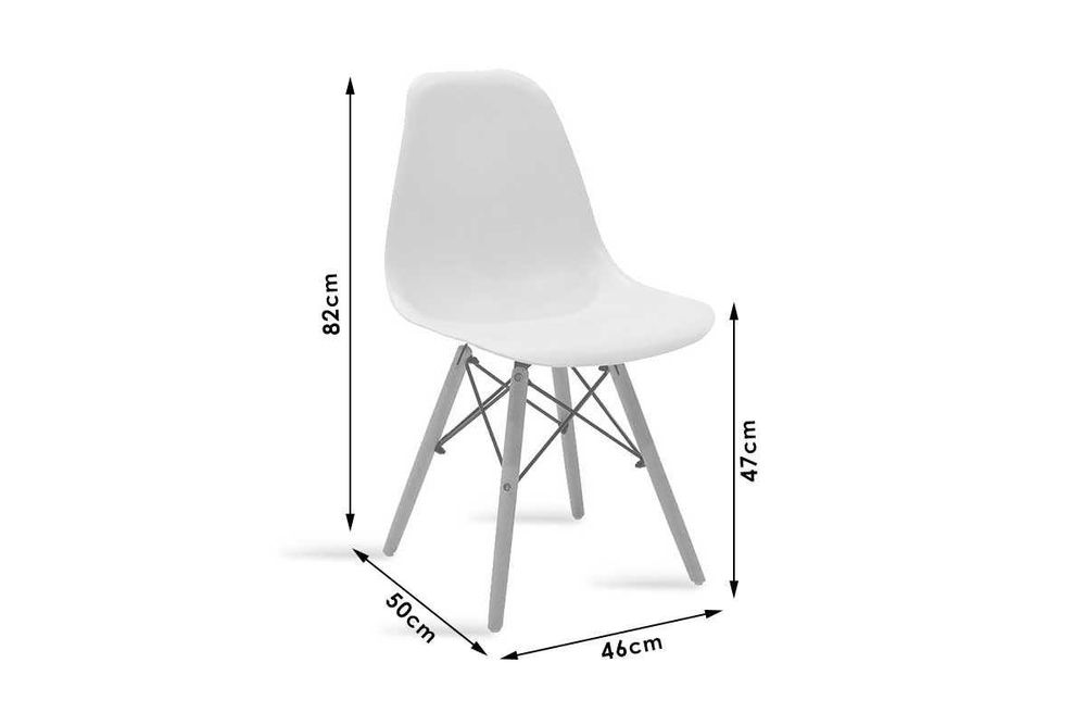 Модерен стол Julita-Комплект 4 броя, Различни цветове, Бърза доставка