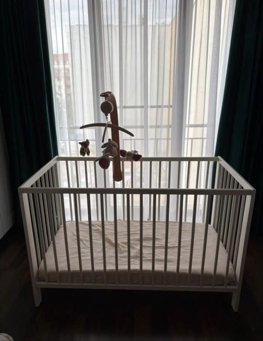 Patut + Saltea Ikea Gulliver 60x120