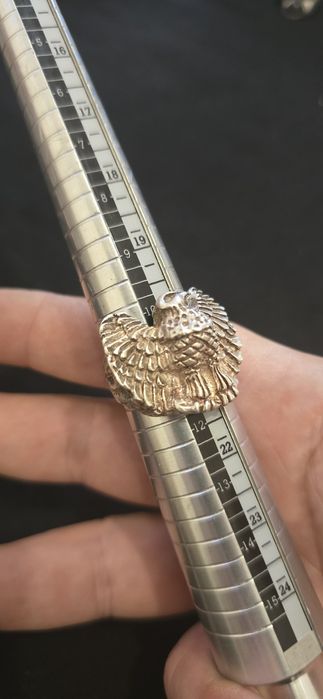 Inel argint masiv vultur