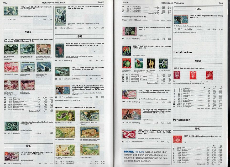 6 Каталога  "МИХЕЛ"(Michel)2019/2022 г. Африка на DVD