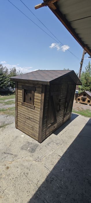 Дом, будка, вольер. Изготовление из дерева в Сергели.