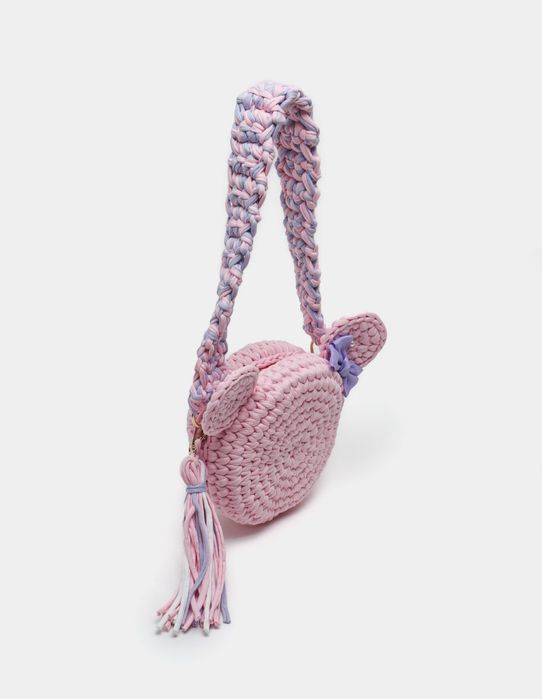 Вязаная детская сумка "Микки Маус" ручная работа