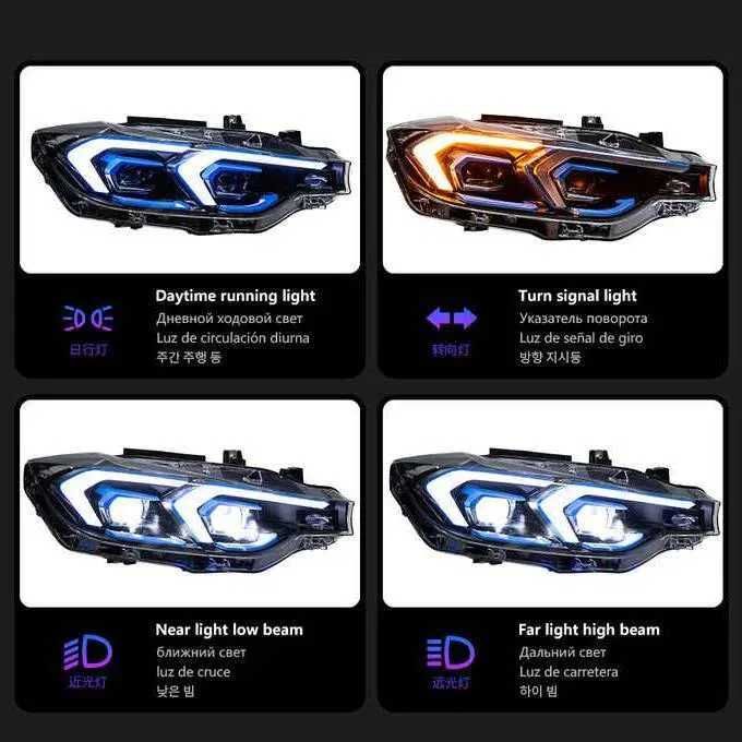 Комплект LED фарове за BMW Серия 3 F30/F31 2013–2015 Facelift визия