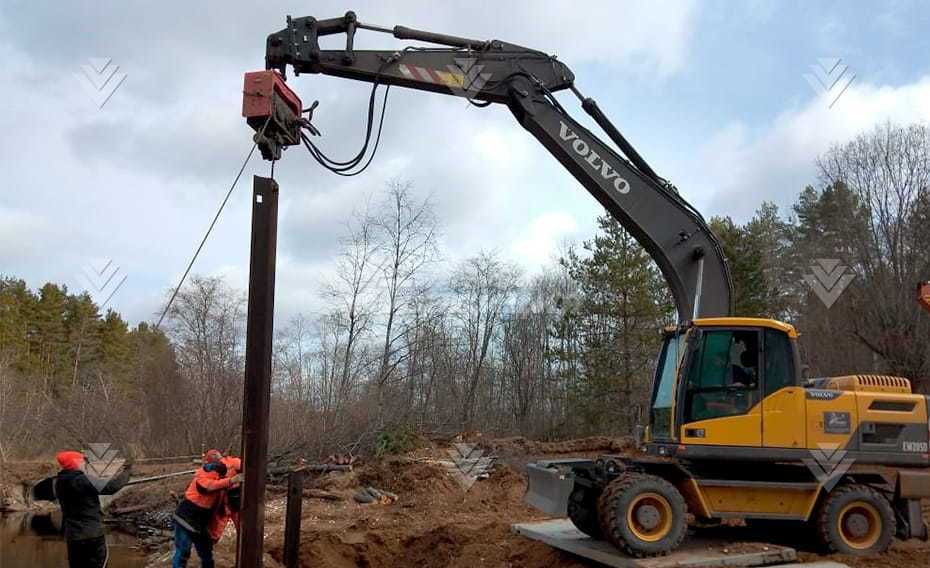 Вибропогружатель для экскаватора CAT 330/336