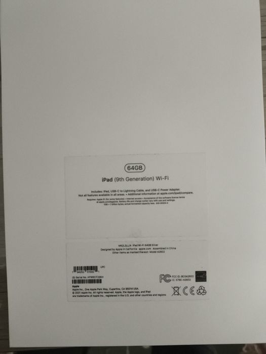 iPad 9-avlod (64 GB, Wi-Fi) + Apple Pencil sotiladi