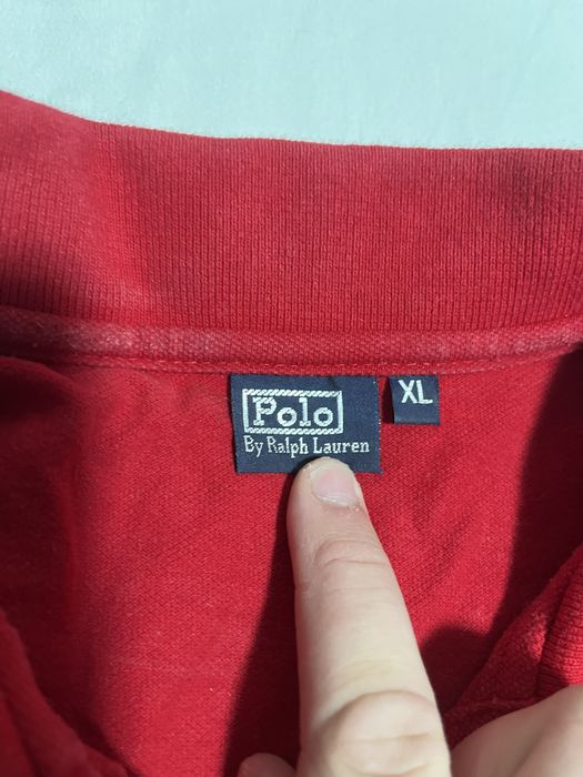 RALPH LAUREN!! Tricou polo Ralph Lauren roşu