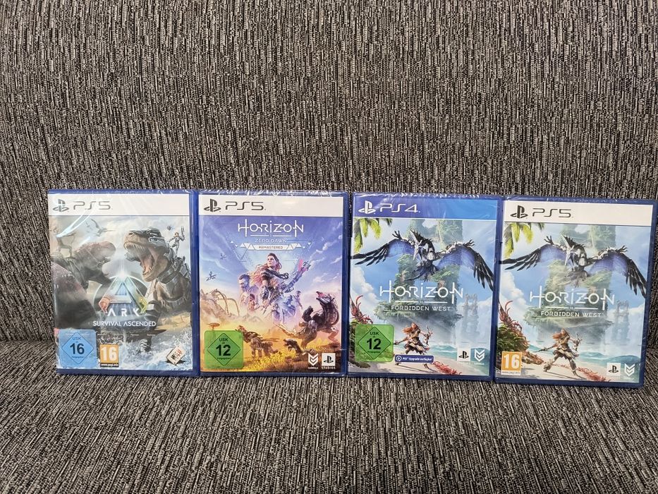 Ark Survival Ascended, Horizon Zero Dawn,Forbidden west PS4 PS5