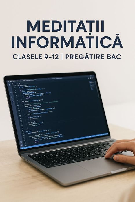 Meditații Informatică – Clasele 9–12 | Pregătire BAC | Online