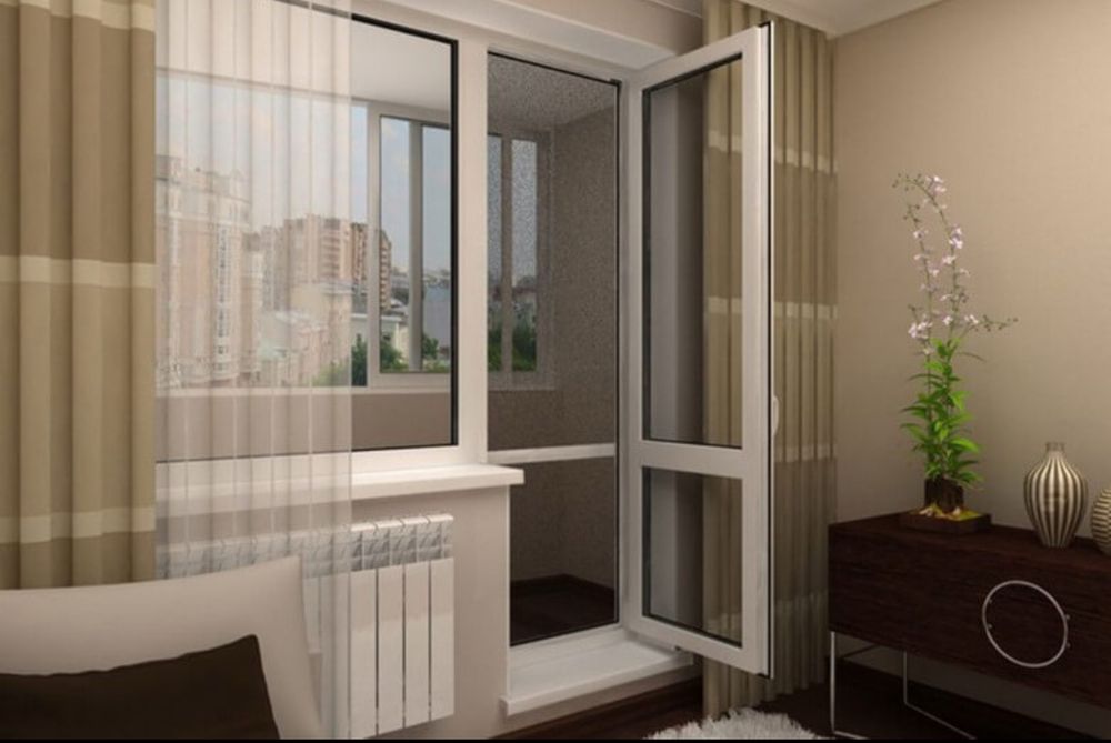 Балконы пластиковые окна