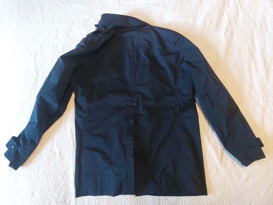 ZARA / Зара - тъмносин шлифер - Размер XL