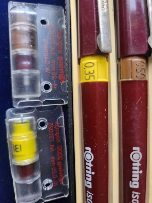 рапидографи Rotring Isograph и Centropen, пергели Orig.Richter de Luxe