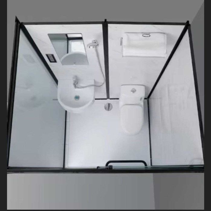 Душевая кабина с унитазом. Dush kabina unitazi bilan