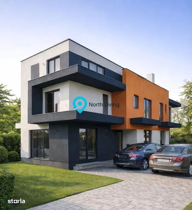 Vilă duplex 220 mp, curte și parcare, Bucureștii Noi – 2 Cocoși