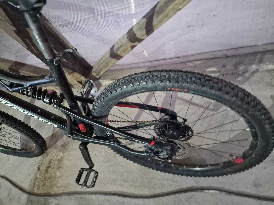 Bicicleta FullSuspention frane disc hidraulice roti mari 27.5 cadru XL