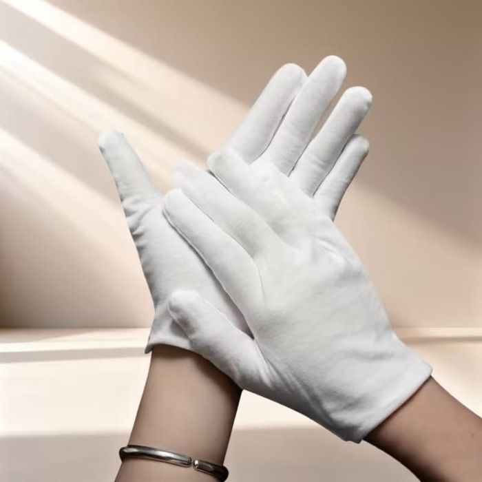 Manusi Albe Elegante M–XL – Unisex, pentru Evenimente, sau Ceremonii