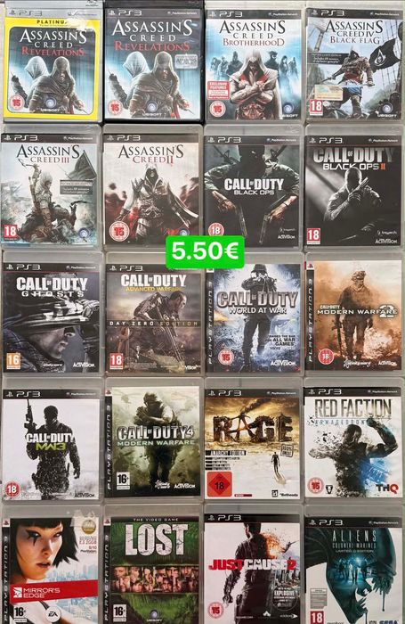 PlayStation 3 Екшън/ Приключенски/ Спортни заглавия