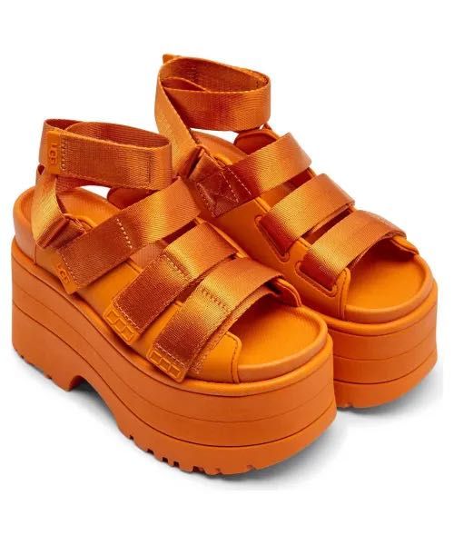 Оригинални сандали UGG в оранжев цвят, 37 р-р