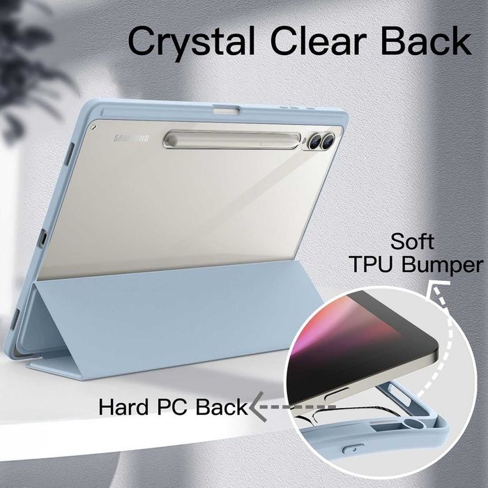 Husă JETech Samsung Galaxy Tab S10 Plus/Tab S9 Plus 12.4 inci suport