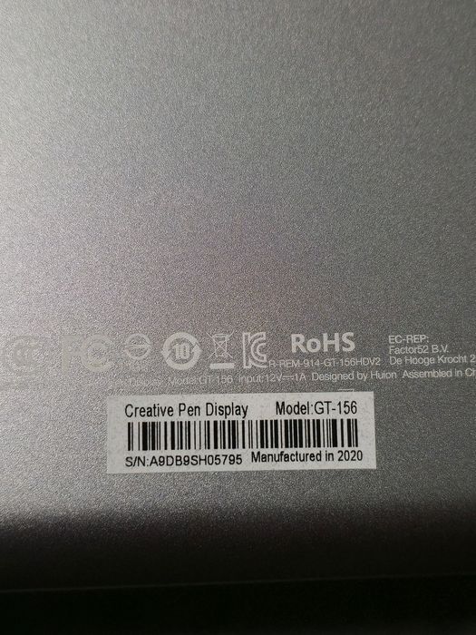 Tableta grafica Huion Kamvas Pro 16, cu Display