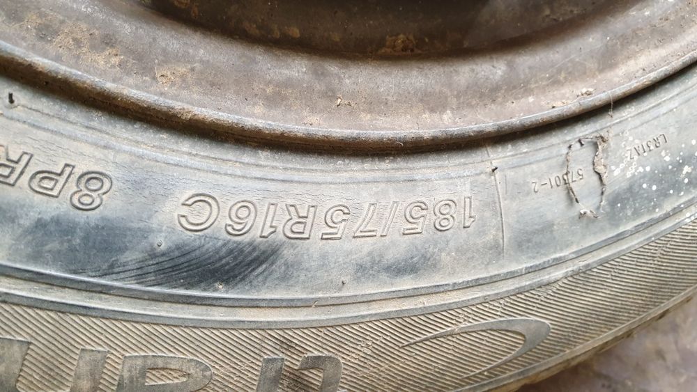 Джанта с гума 185 75 16 С