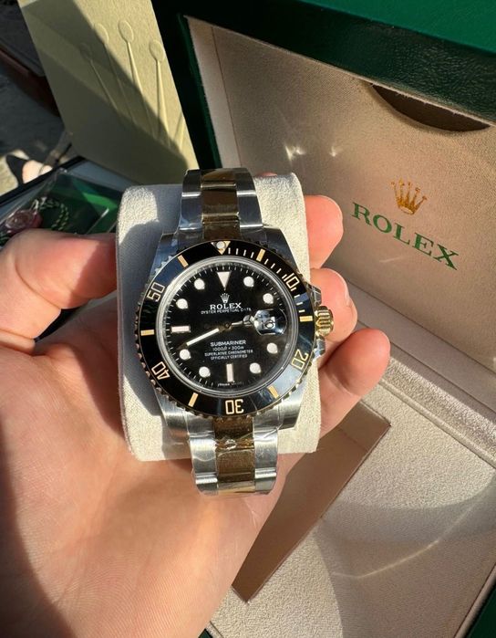 Ceas Rolex Automatic Submariner Date 41MM Oystersteel Silver-Gold